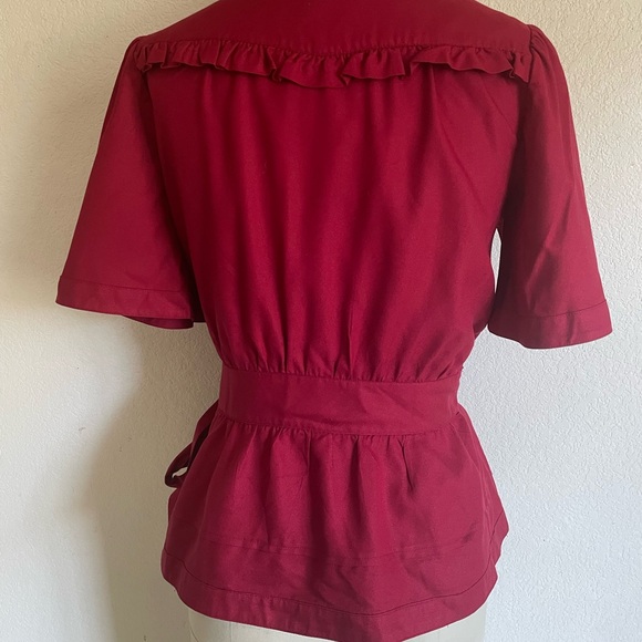 Marc by Marc Jacobs frilly wrap blouse - Picture 2 of 3